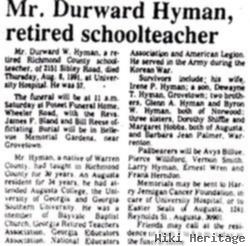 Durwood W. Hyman