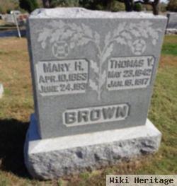 Mary H Helwick Brown