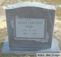 Bessie Langston Pierce
