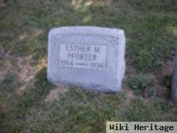 Esther M Pforter