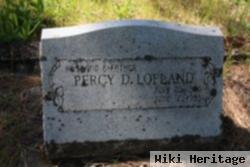 Percy D Lofland