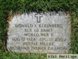 Sgt Donald L Kleinberg