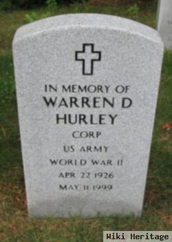 Warren D Hurley