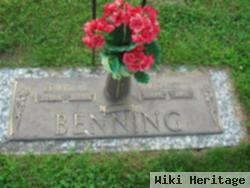 Edwin H Benning