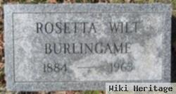 Rosetta Barbara Wilt Burlingame