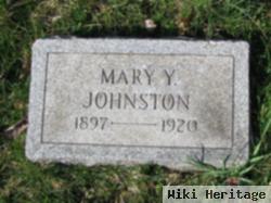 Mary Y Johnston