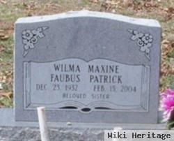 Wilma Maxine Faubus Patrick