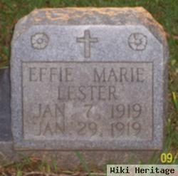 Effie Marie Lester