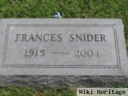 Frances Snider