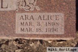 Ara Alice Strawn Hill