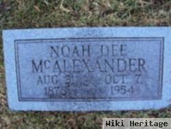 Noah Dee Mcalexander