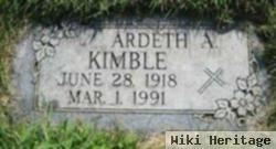 Ardeth A. Bukacek Kimble