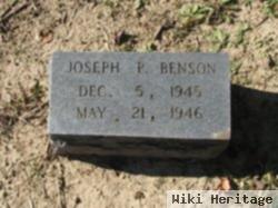 Joseph P Benson