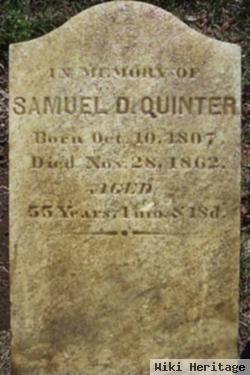 Samuel D Quinter