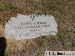 John A "jack" Ryan