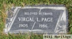 Virgal Lee Page