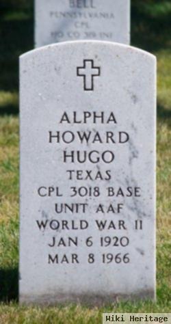 Alpha Howard Hugo