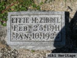 Maria Elizabeth "effie" Zibbel