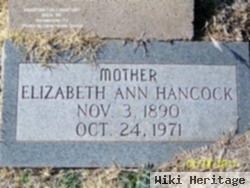 Elizabeth Ann Cook Hancock