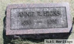 Annie R Ebert Hicks