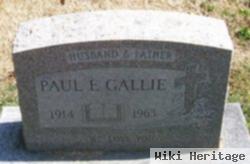 Paul E Gallie