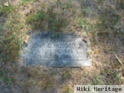 John G Hudson, Jr