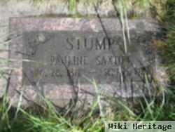 Pauline Felina Stump Saxton