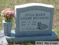 Julia Marie "julie" Champ Reynolds