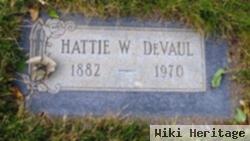 Hattie W Oyler Devaul