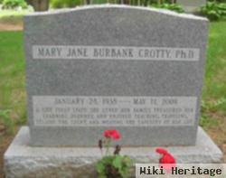 Mary Jane Burbank Crotty