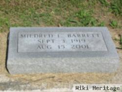 Mildred L Barrett