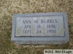 Ann M Burris