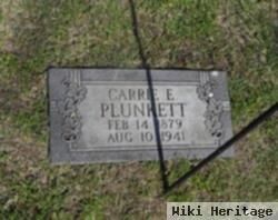 Carrie E. Plunkett