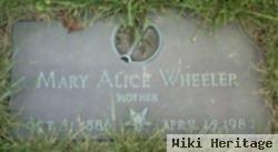 Mary Alice Wheeler