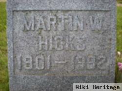 Martin W Hicks