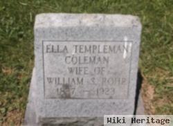 Ella Templeman Coleman Rohr