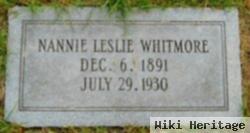 Nannie M Leslie Whitmore