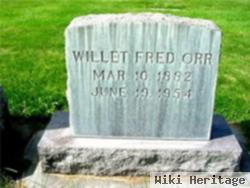 Willet Fred Orr