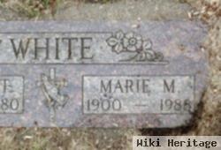 Marie M White