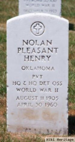 Nolan Pleasant Henry