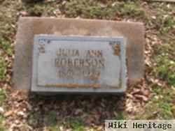 Julia Ann Roberson