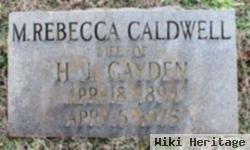 Martha Rebecca Caldwell Gayden