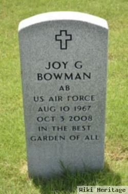 Joy G Bowman