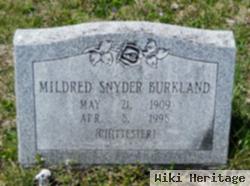 Mildred Snyder Chittester Burkland