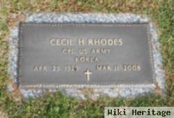 Cecil H Rhodes