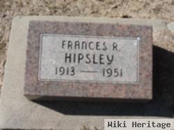 Frances R Hipsley