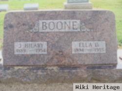 Joseph Hilary "joe" Boone