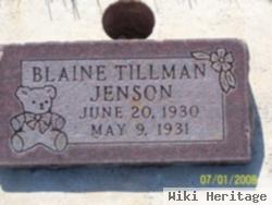 Blaine Tillman Jenson