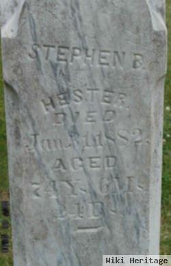 Stephen B Hester