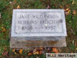 Jane Hopkins Williamson Proctor